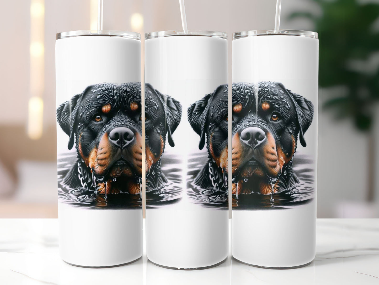 Dog Rottweiler 20oz Tumbler