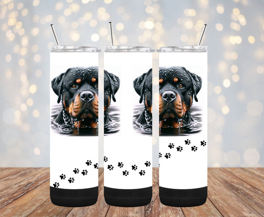 Rottweiler 20oz Bluetooth Speaker Tumbler