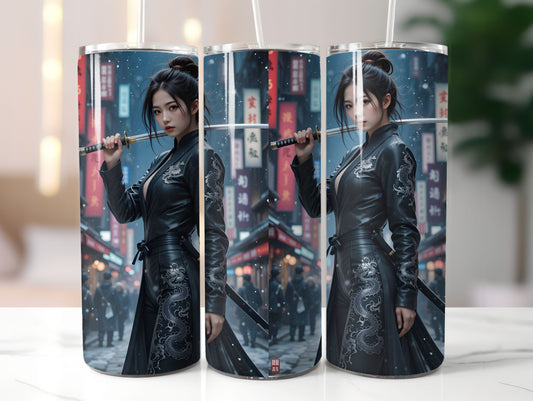 Samurai Woman (2) 20oz Tumbler