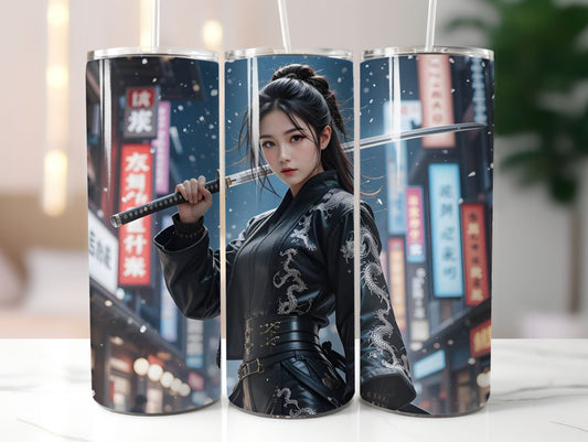 Samurai Woman (3) 20oz Tumbler
