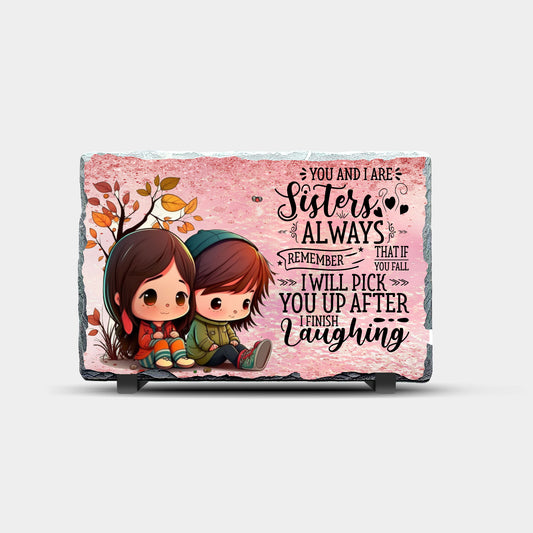 Sisters Design 4 Printed Rock Slate