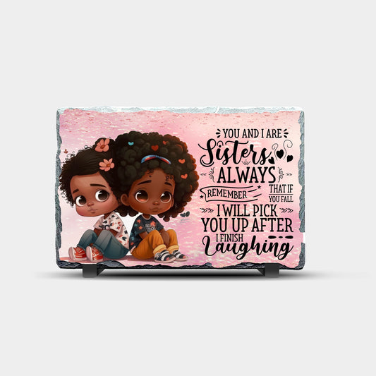 Sisters Design 5 Printed Rock Slate