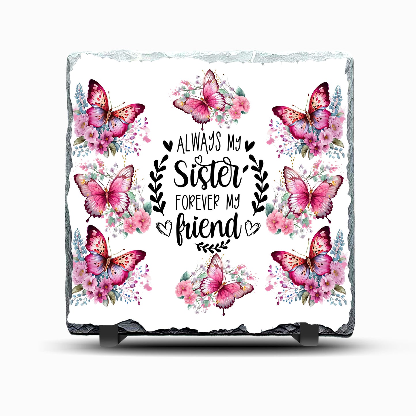 Sisters Always Design Printed Rock Slate