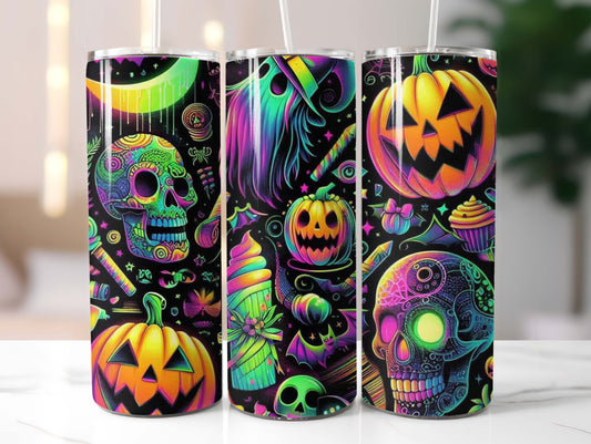 Skulls Pumpkins 20oz Tumbler