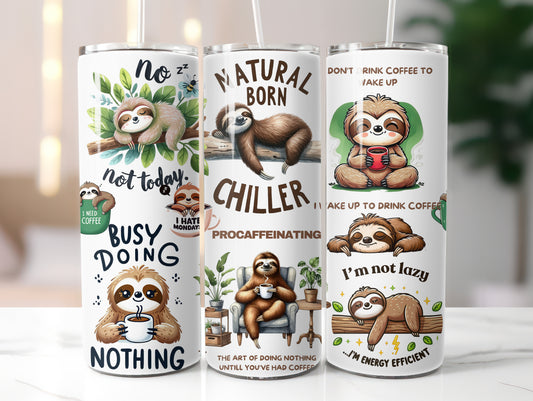 Sloth Chiller 20oz Tumbler