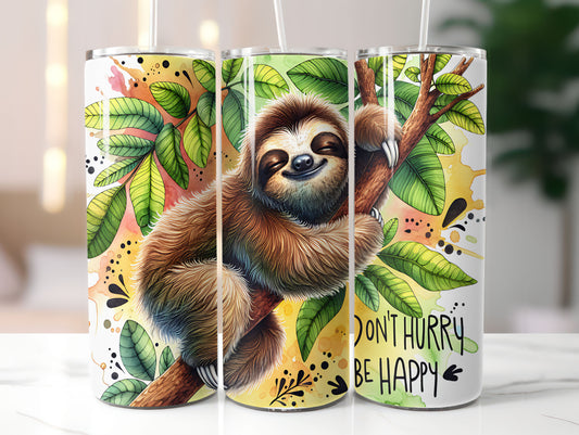 Sloth Be Happy 20oz Tumbler