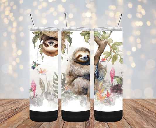 Sloths 20oz Bluetooth Speaker Tumbler