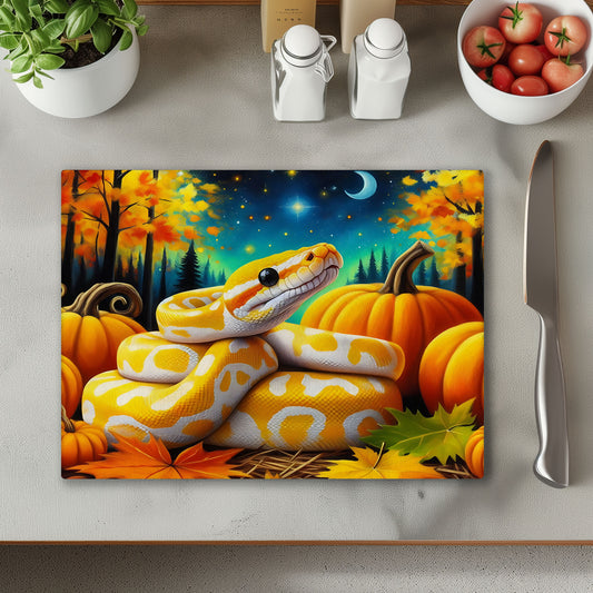 Snake Glass Chopping Cutting Board
