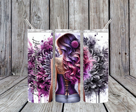 Strong Purple Woman 20oz Tumbler