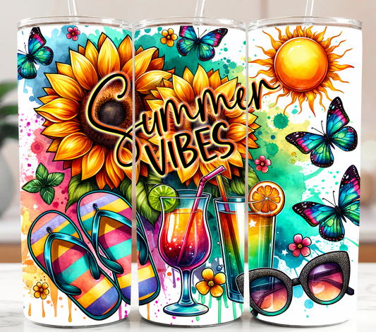 Summer Vibes 20oz Tumbler