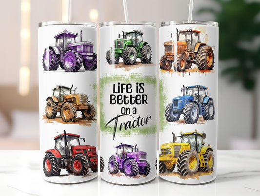 Tractor Life Design 20oz Tumbler