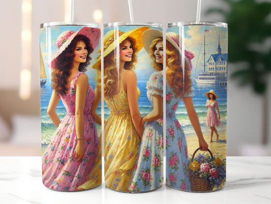 Vintage Ladies (2) 20oz Tumbler