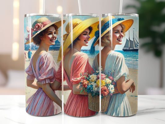 Vintage Ladies (8) 20oz Tumbler