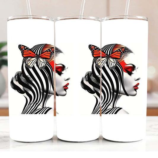 Butterfly Woman 20oz Tumbler