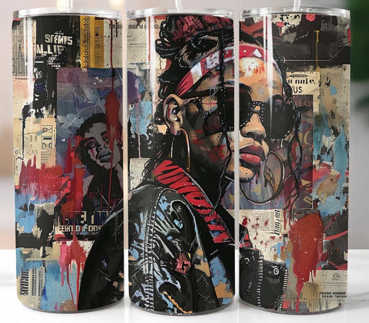 Graffiti Girl 20oz Tumbler