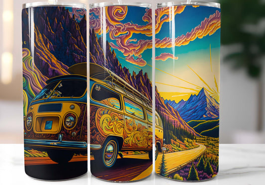 Psychedelic Camper 20oz Tumbler