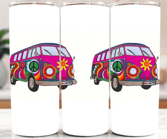 Purple Campervan 20oz Tumbler