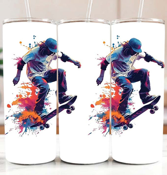 Skateboard 20oz Tumbler