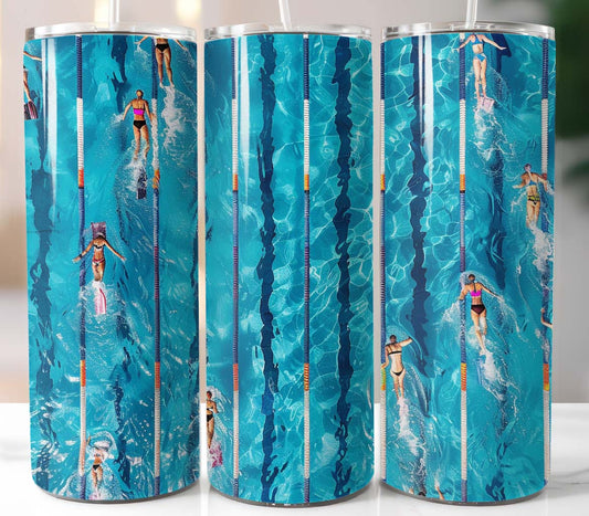 Swimming 20oz Tumbler