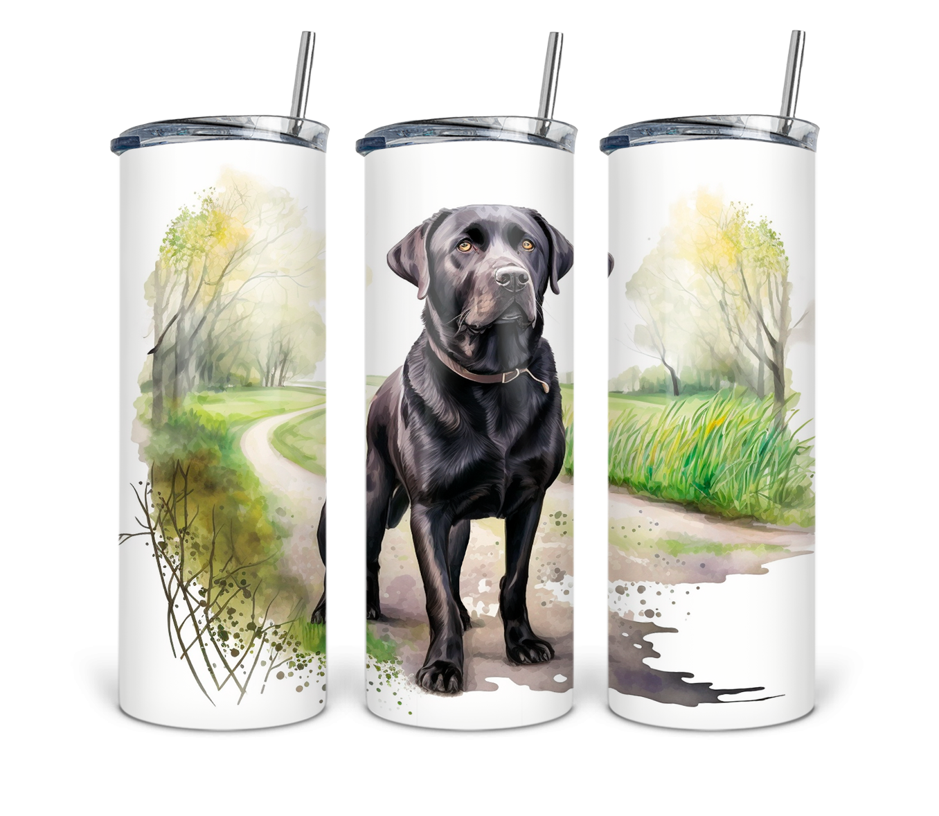 Dog Black Labrador 20oz Tumbler