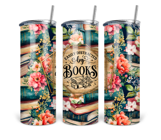 Distracted by Books 20oz Tumbler