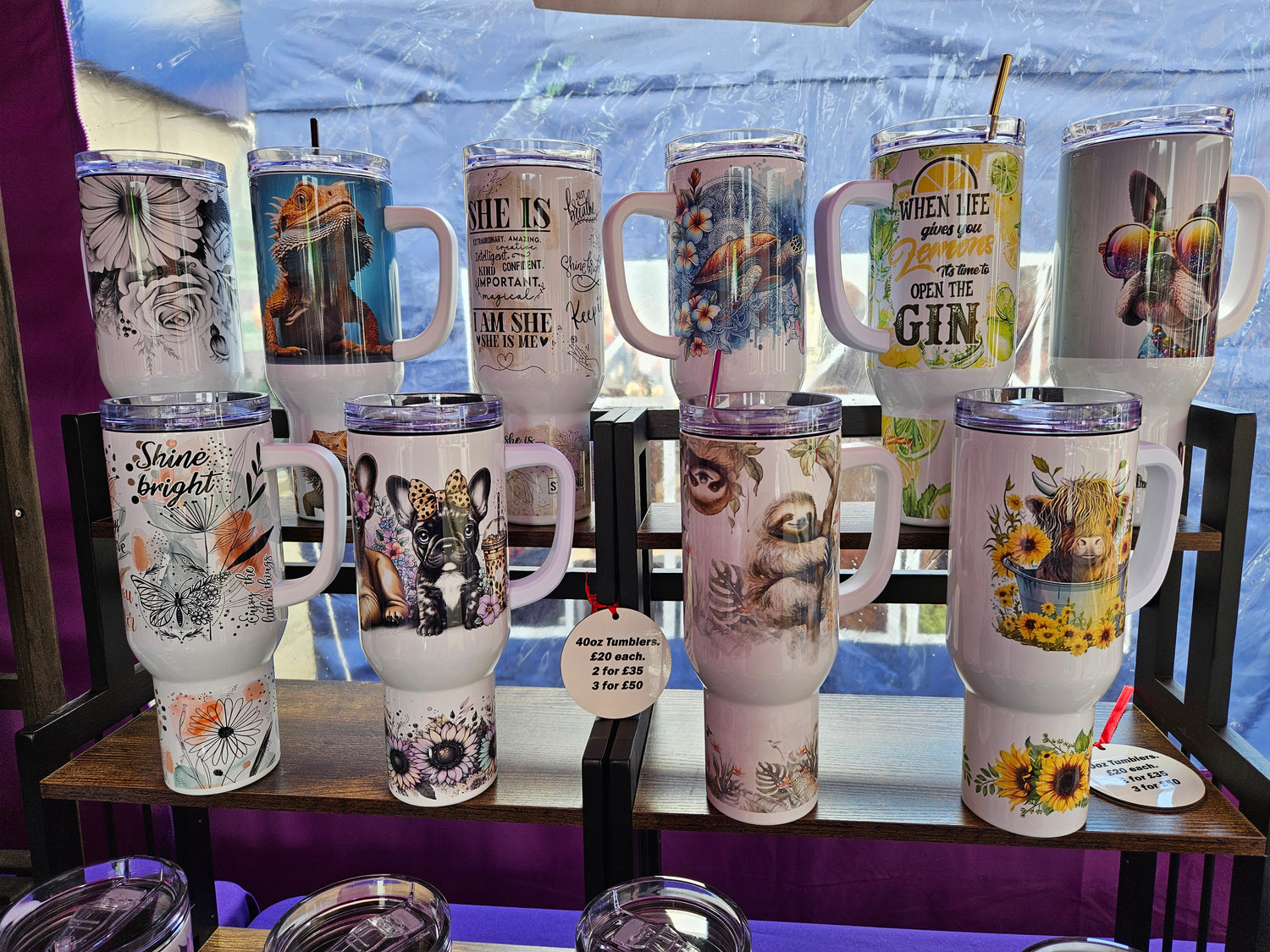 40oz Printed Tumblers