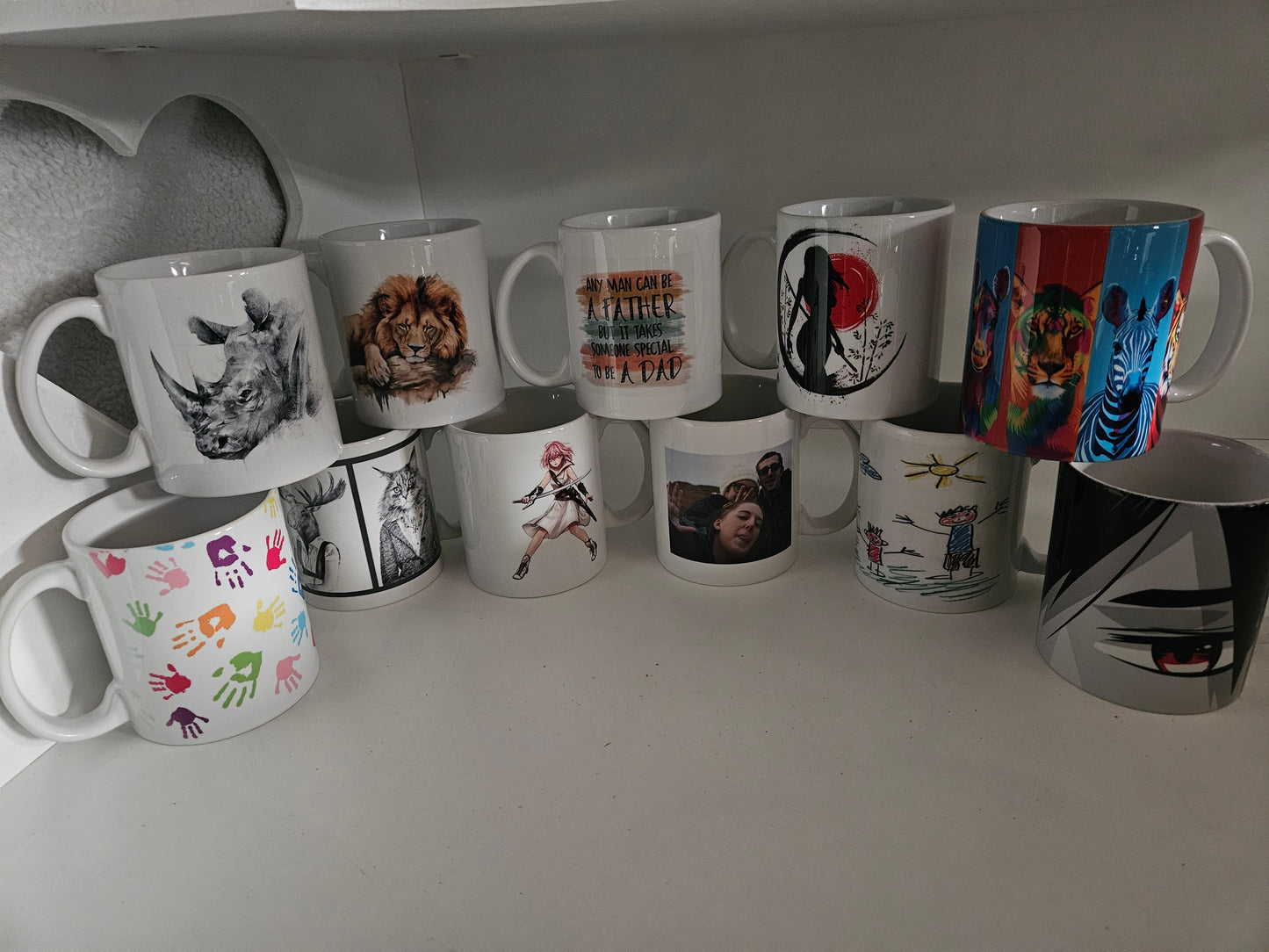 Personalised White 11oz Ceramic Mug