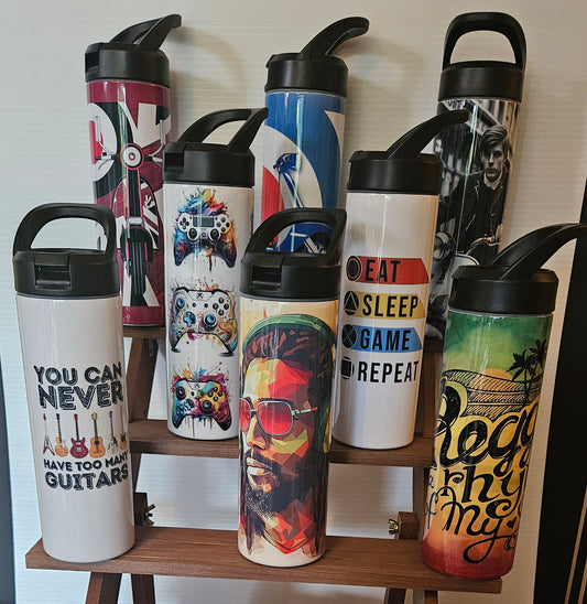 20oz Custom Printed Tumbler with Flip Lid