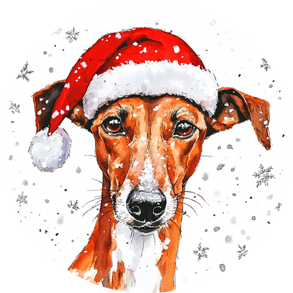 Dog (65) Round Christmas MDF Ornament