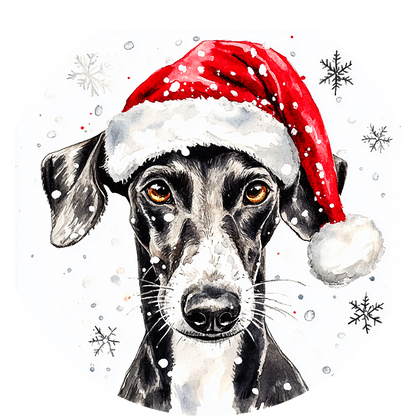 Dog (66) Round Christmas MDF Ornament