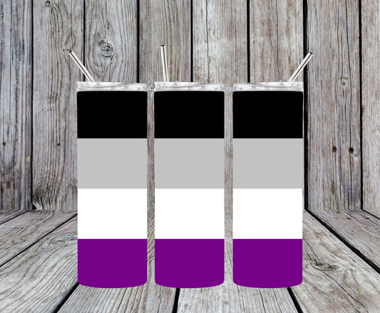 Asexual Pride Flag 20oz Tumbler