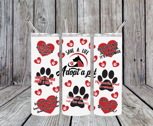 Adopt a Pet 20oz Tumbler