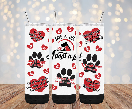 Adopt a Pet 20oz Bluetooth Speaker Tumbler