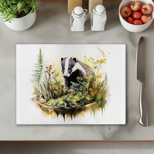 Badger 1 Chopping Cutting Board or Coaster