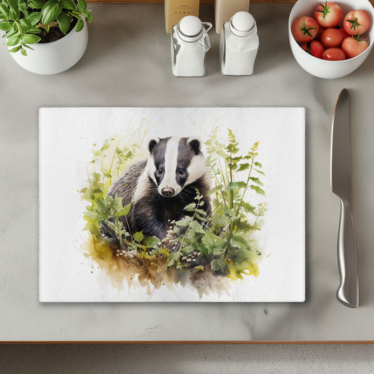 Badger 4 Chopping Cutting Board or Coaster