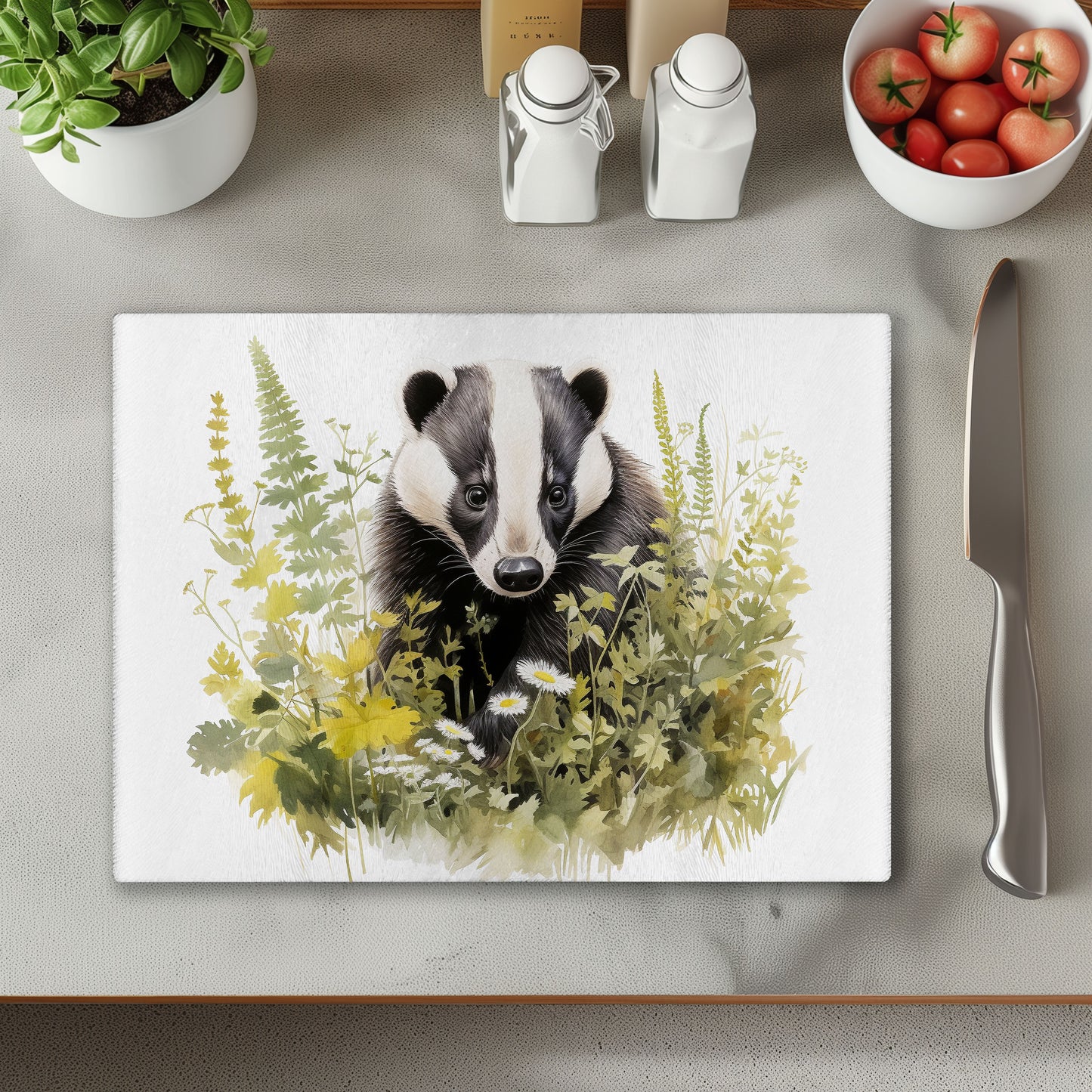 Badger 6 Chopping Cutting Board or Coaster