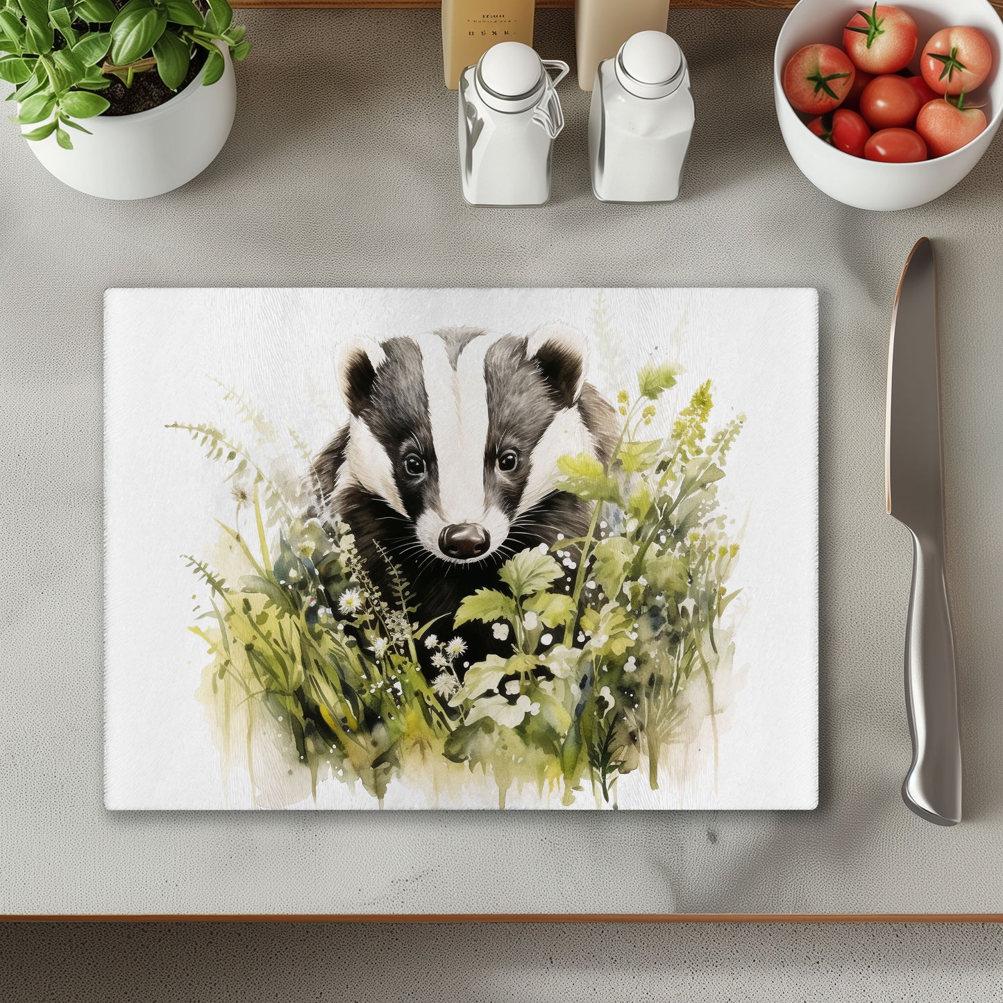 Badger 9 Chopping Cutting Board or Coaster