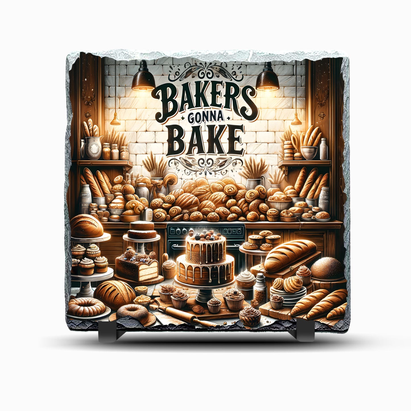 Bakers Design Printed Rock Slate