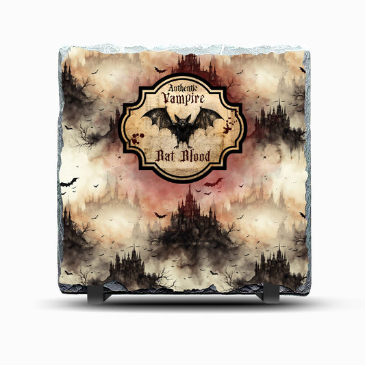 Bat Blood 1 Design Printed Rock Slate