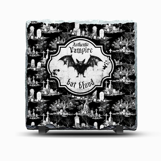 Bat Blood 2 Design Printed Rock Slate
