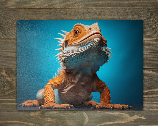 Bearded Dragon Chopping Cutting Board