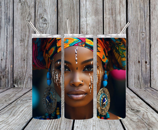 African Woman 20oz Tumbler