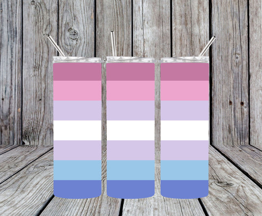 Bigender Pride Flag 20oz Tumbler