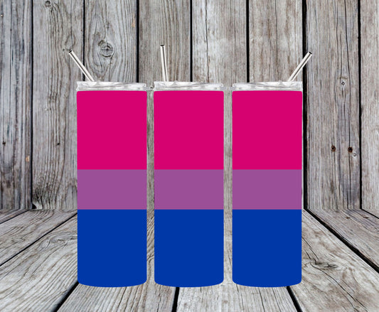 Bisexual Pride Flag 20oz Tumbler
