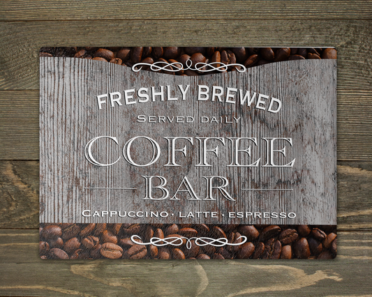 Coffee Bar Chopping Board
