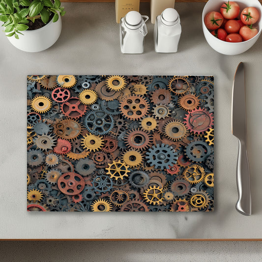 Cogs Chopping Cutting Board