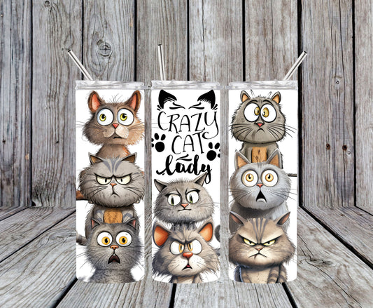 Crazy Cat Lady 2 20oz Tumbler