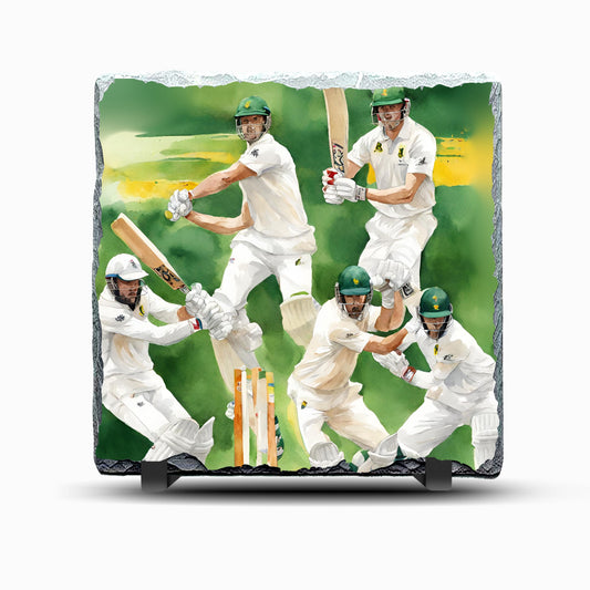 Cricket Design Printed Rock Slate