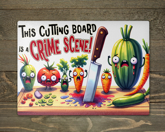 Crime Scene 2 Chopping Board