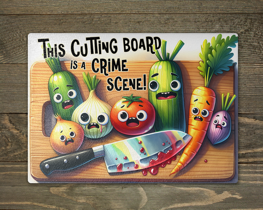 Crime Scene 3 Chopping Board